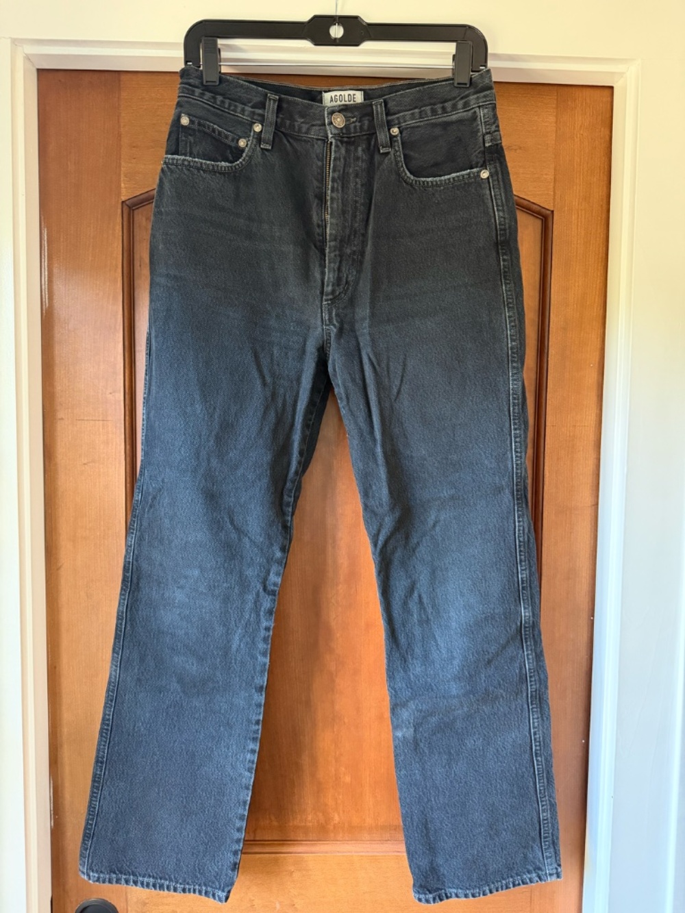 Agolde 90's Pinch Waist High Rise Straight Jeans